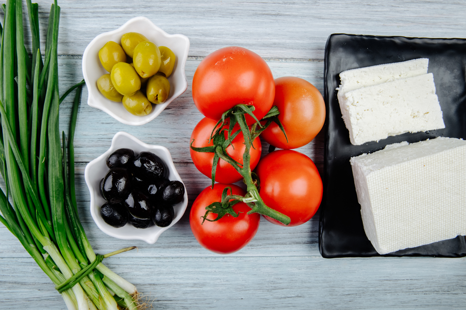 Dieta śródziemnomorska oliwki świeże pomidory