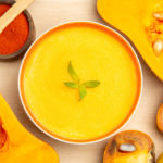 Krem z dyni z imbirem i mlekiem kokosowym